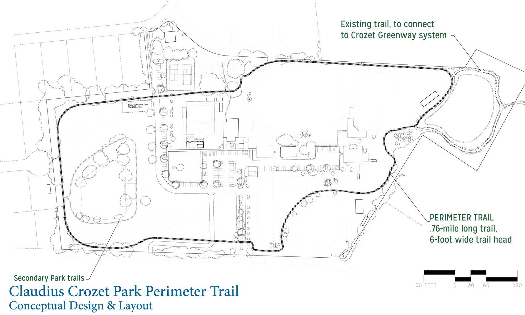 Perimeter Trail Claudius Crozet Park